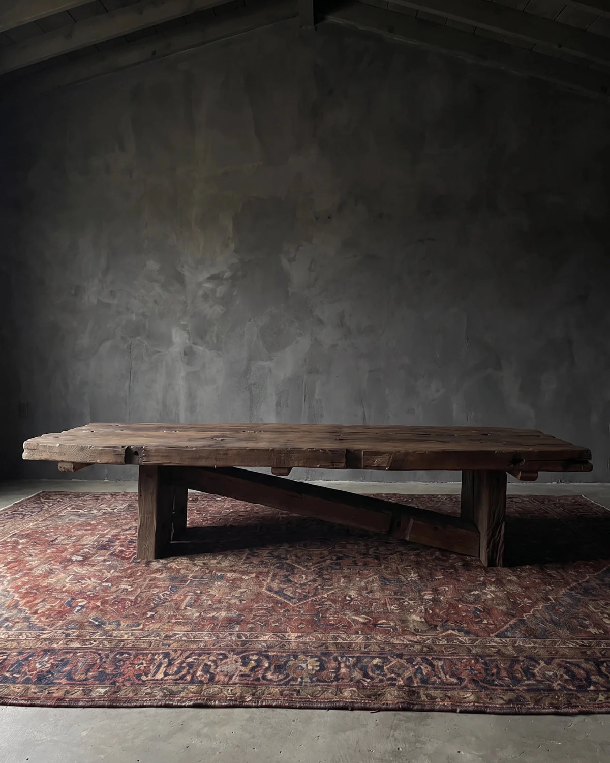 Ebon Reclaimed beam rectangle coffee table Hello Norden Reclaimed Wood Furniture Living Room Modern Mountain Custom Furniture