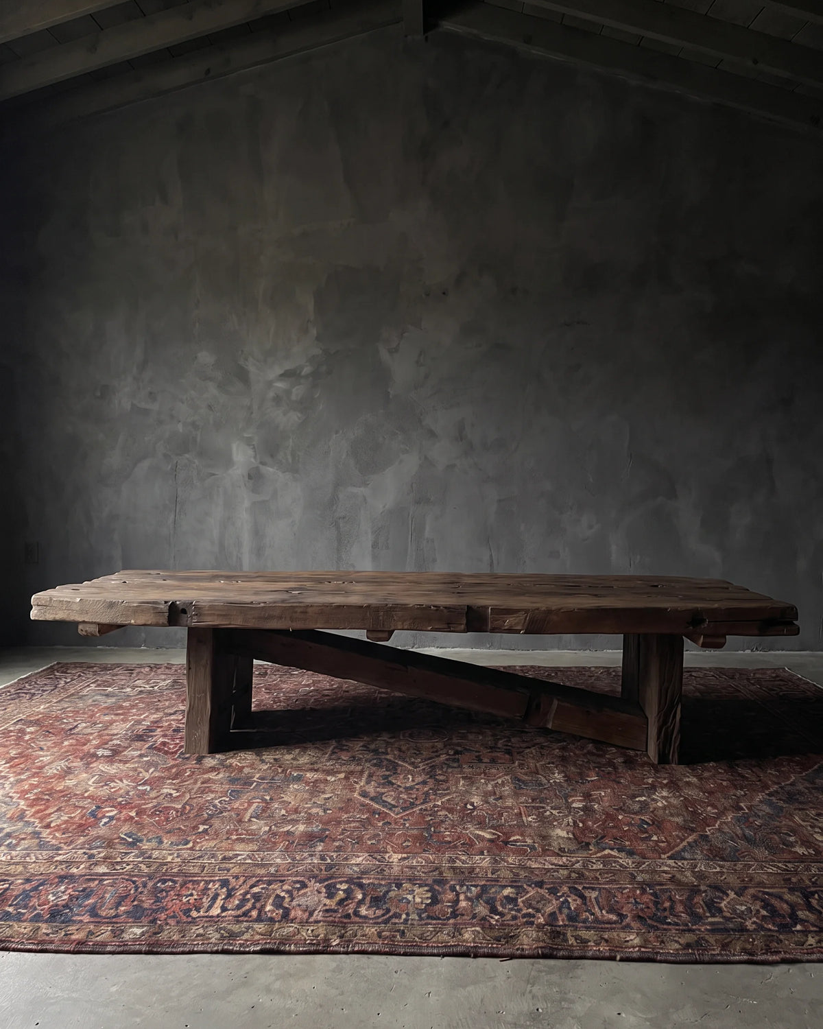 Ebon Reclaimed beam rectangle coffee table Hello Norden Reclaimed Wood Furniture Living Room Modern Mountain Custom Furniture