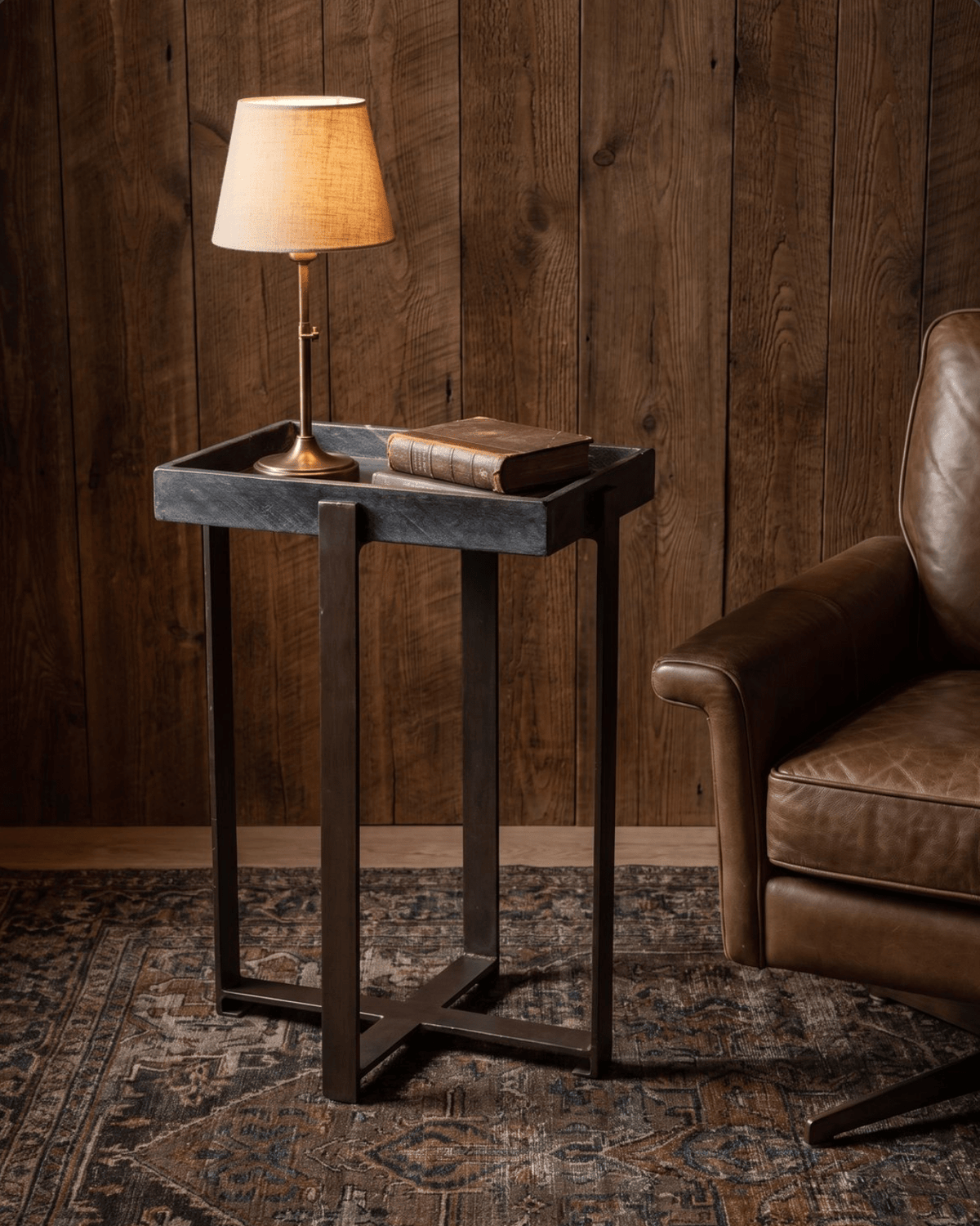 Runar Marble Side Table - Side Tables - Hello Norden Modern Mountain Living Room Furniture Marble and Metal