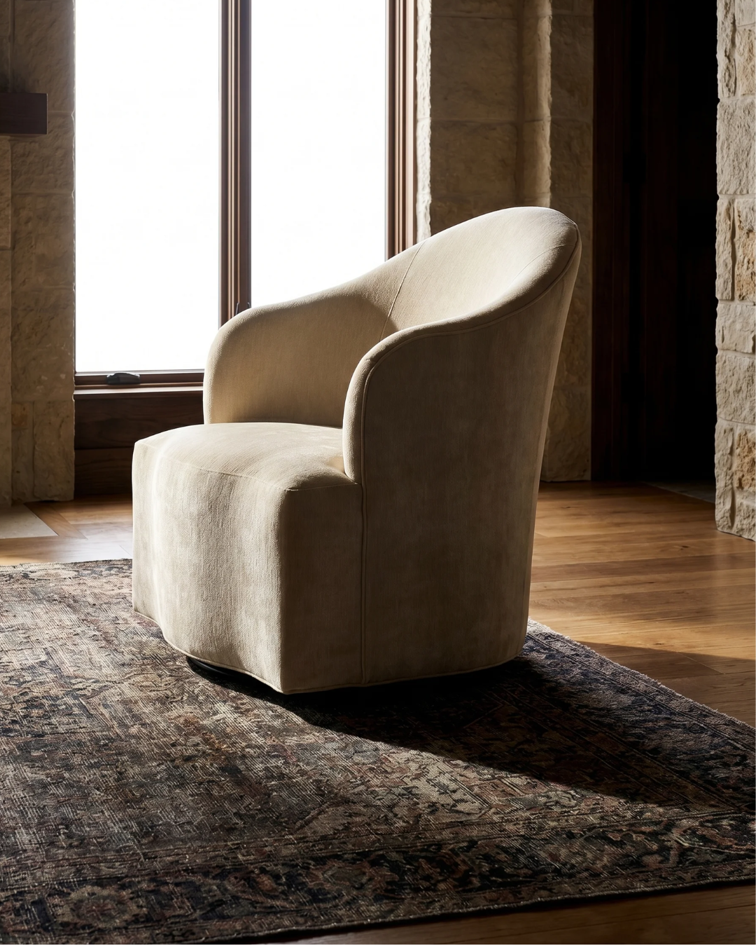 Scottie Swivel Lounge Chair - Made To Order Furniture - Hello Norden