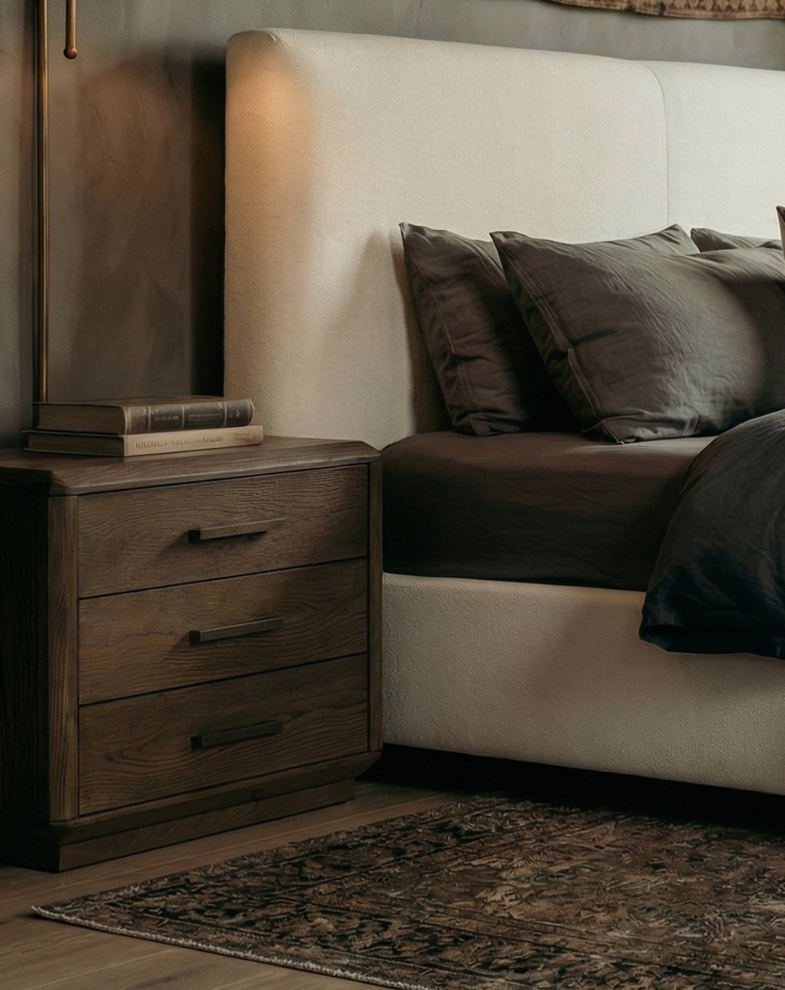 Tapio Oak 3 drawer nightstand mountain modern bedroom Hello Norden 2