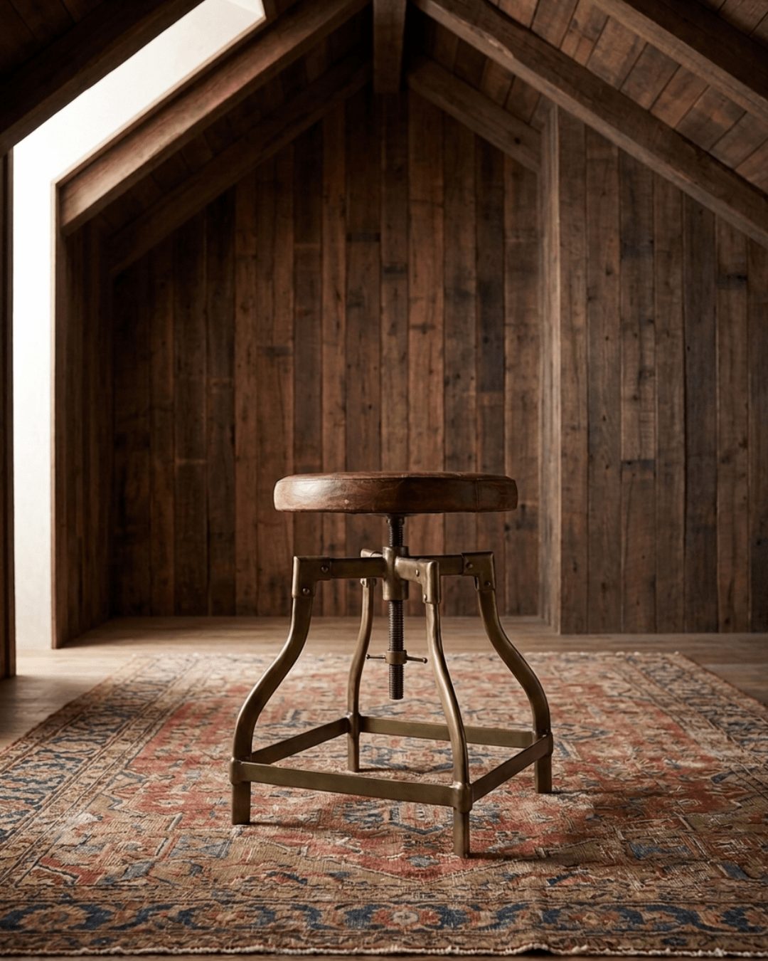 Geir Brass Stool - Stools & Benches - Hello Norden