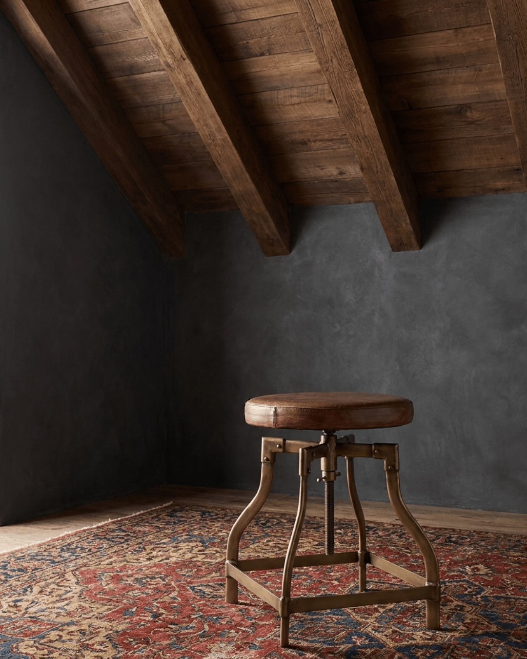 Geir Brass Stool - Stools & Benches - Hello Norden