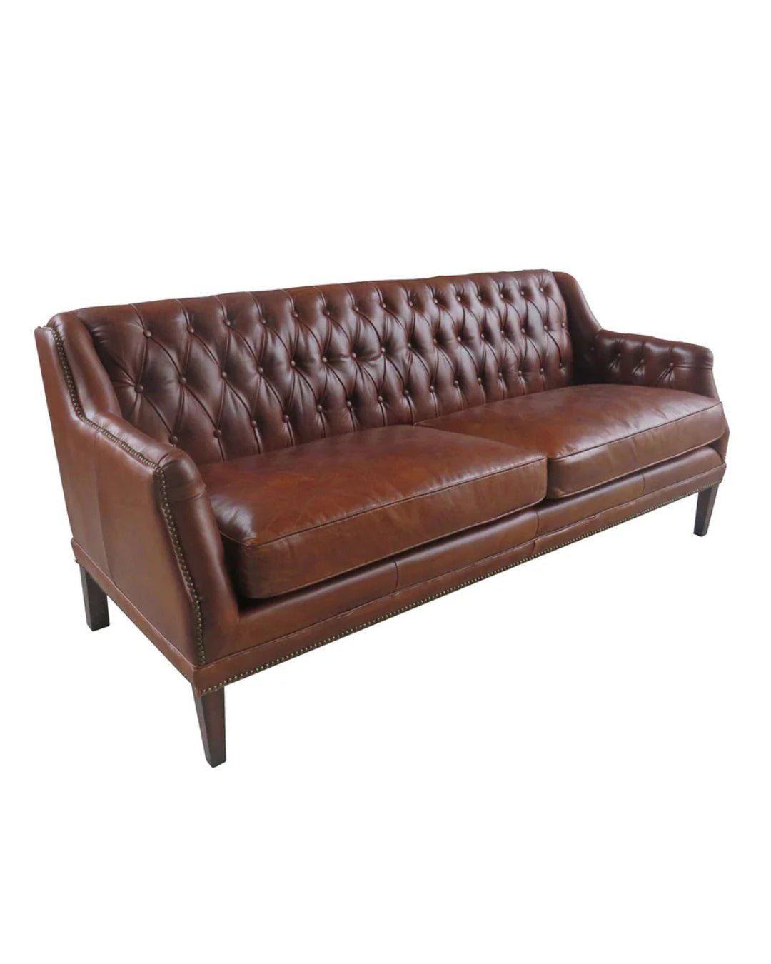 Alma Leather Chesterfield Sofa - Sofas - Hello Norden