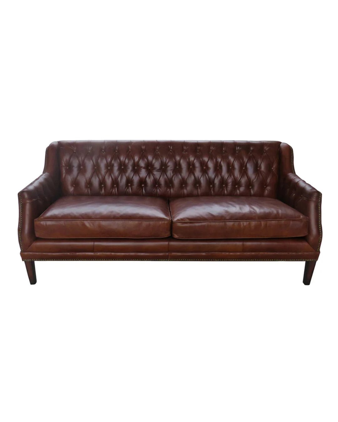 Alma Leather Chesterfield Sofa - Sofas - Hello Norden