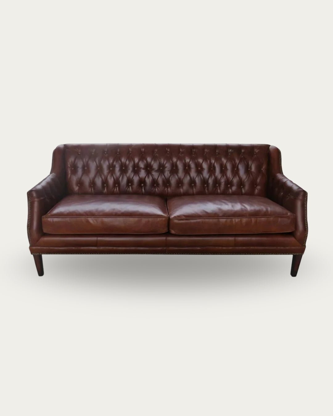 Alma Leather Chesterfield Sofa - Sofas - Hello Norden