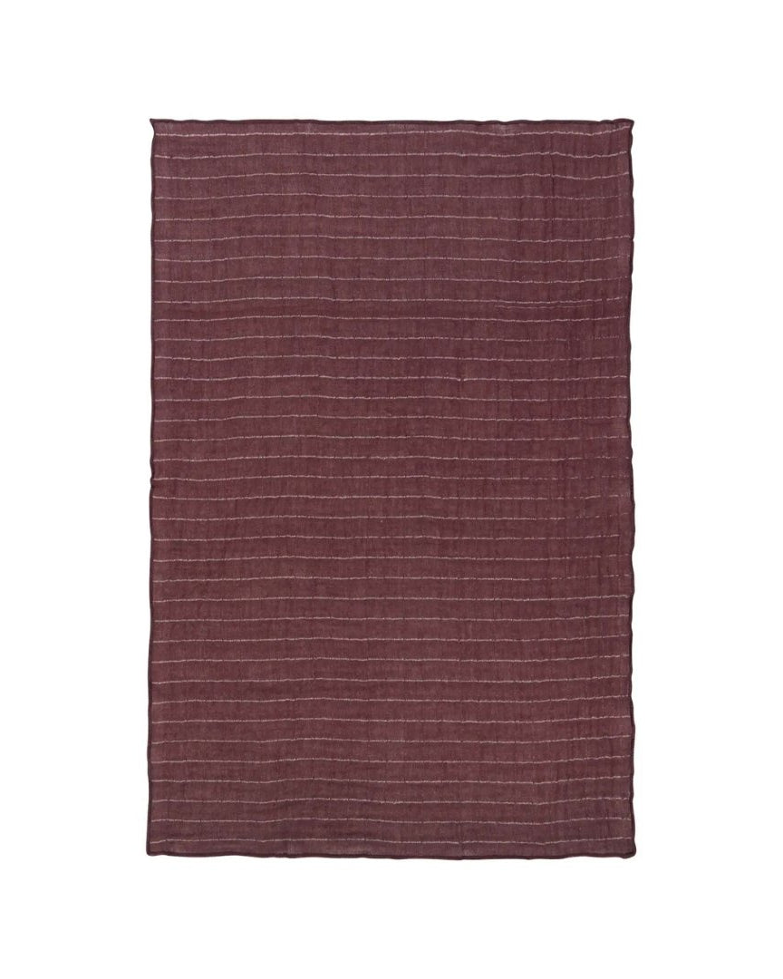 Amalie Plum Gauze Dishtowel - Kitchen Towels - Hello Norden