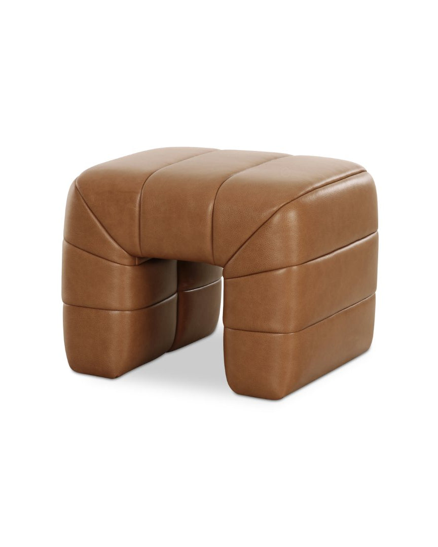Anderson Leather Stool - Stools - Hello Norden