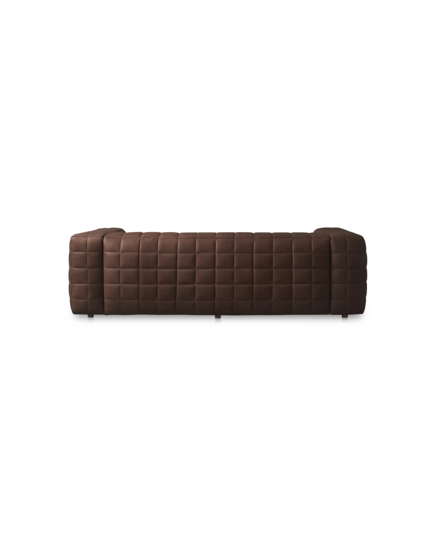 Anton Brown Leather Sofa - Sofas - Hello Norden