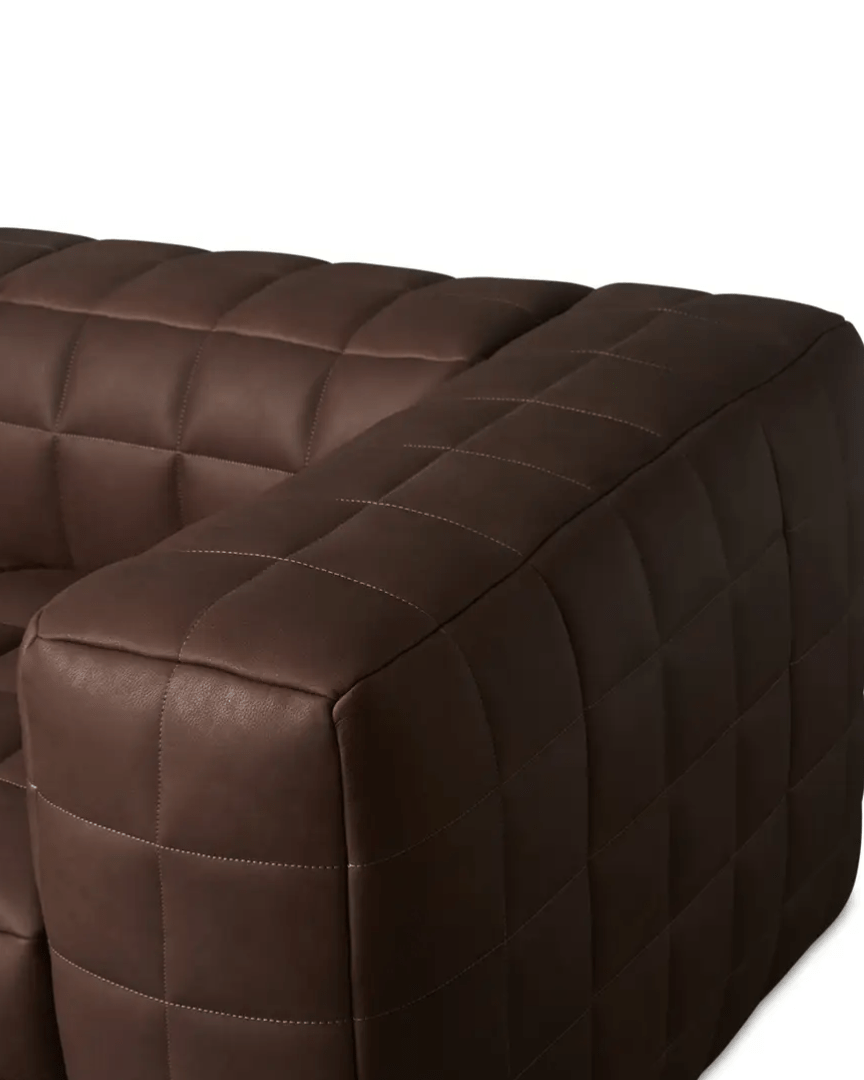 Anton Brown Leather Sofa - Sofas - Hello Norden