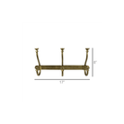 Asa Brass 3 Hook Wall Rack - Hooks - Hello Norden