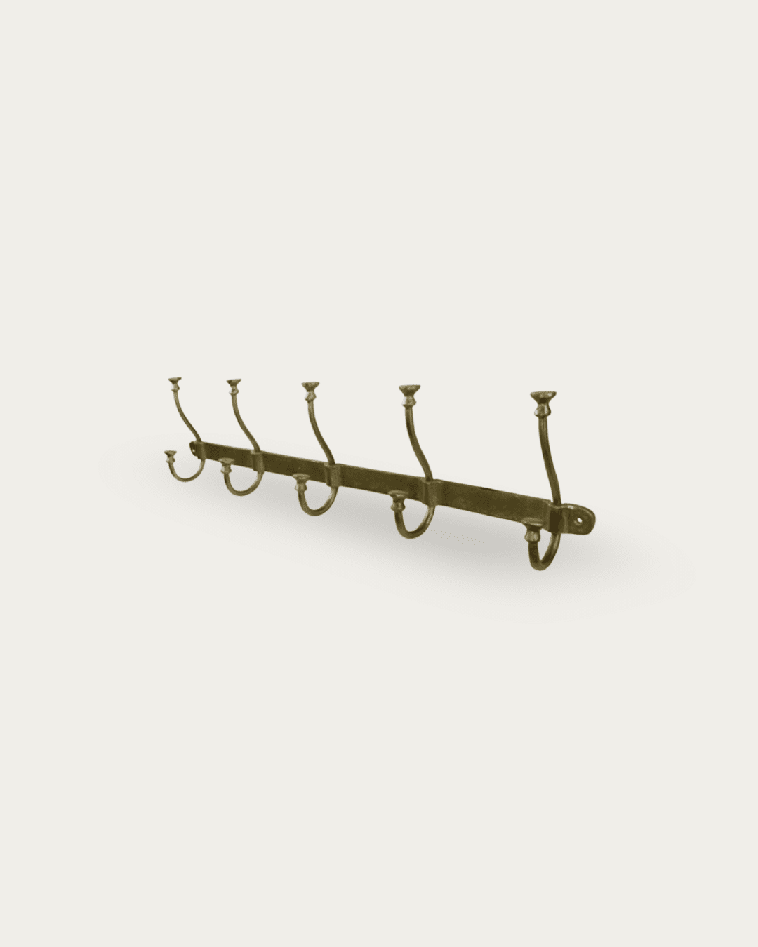 Asa Brass 5 Hook Wall Rack - Hooks - Hello Norden