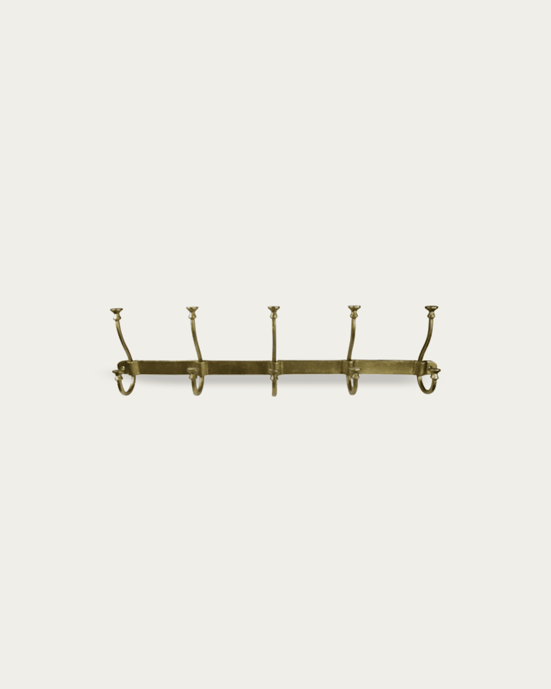 Asa Brass 5 Hook Wall Rack - Hooks - Hello Norden