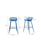 Asgeir Outdoor Bar Chair (Set of 2) - Bar Stools - Hello Norden
