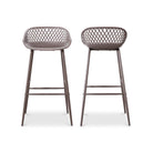 Asgeir Outdoor Bar Chair (Set of 2) - Bar Stools - Hello Norden