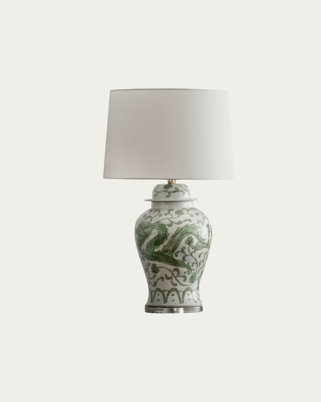 living room furniture modern mountain table lamp Hello Norden - Aslak Porcelain Hand-Painted Temple Jar Lamp