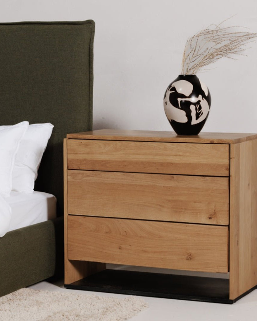 Bjorn Tall Headboard Bed - Bed - Hello Norden