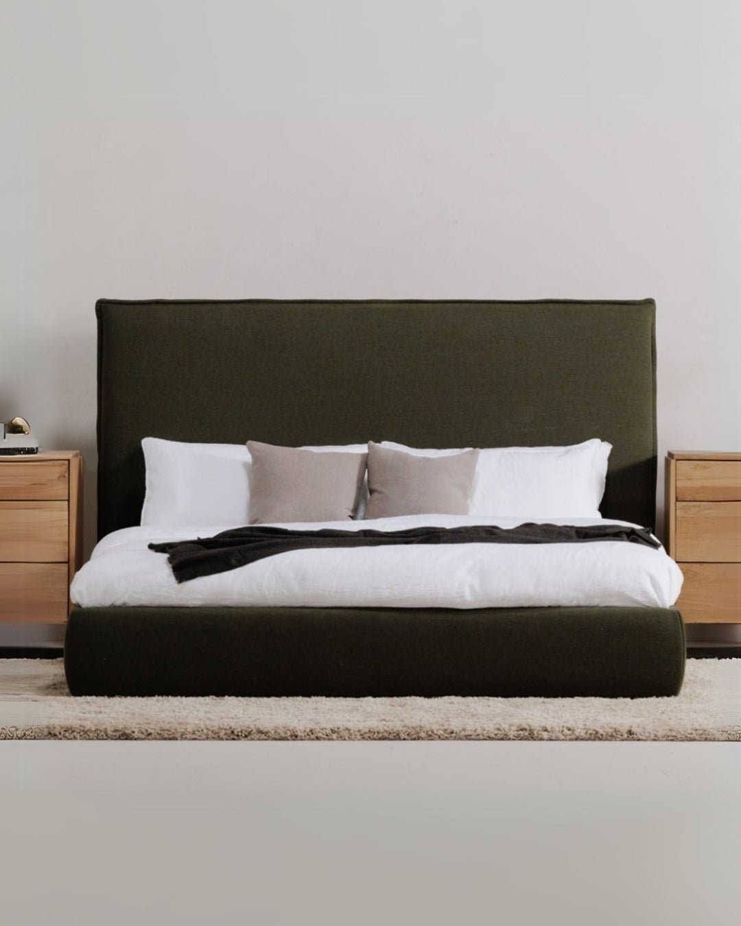 Bjorn Tall Headboard Bed - Bed - Hello Norden