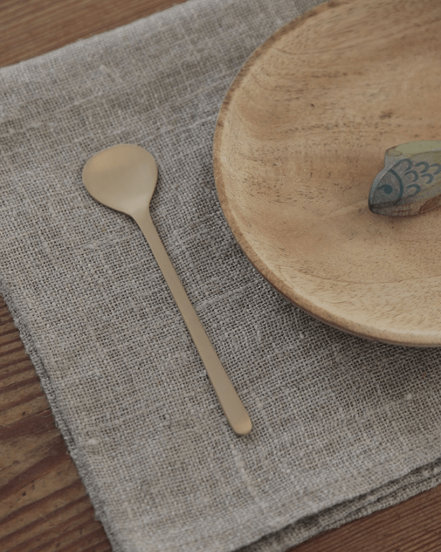 Brass Dessert Spoon - Spoon - Hello Norden