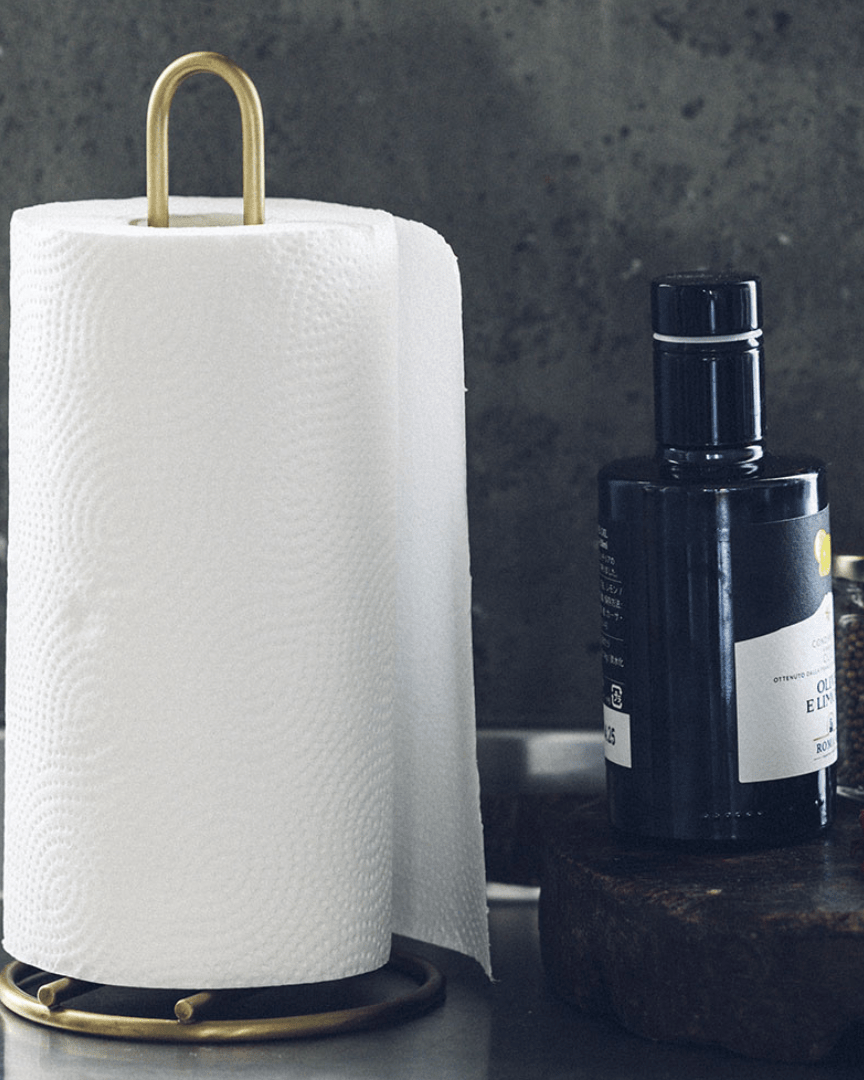 Brass Paper Towel Holder - Paper Towel Holder - Hello Norden