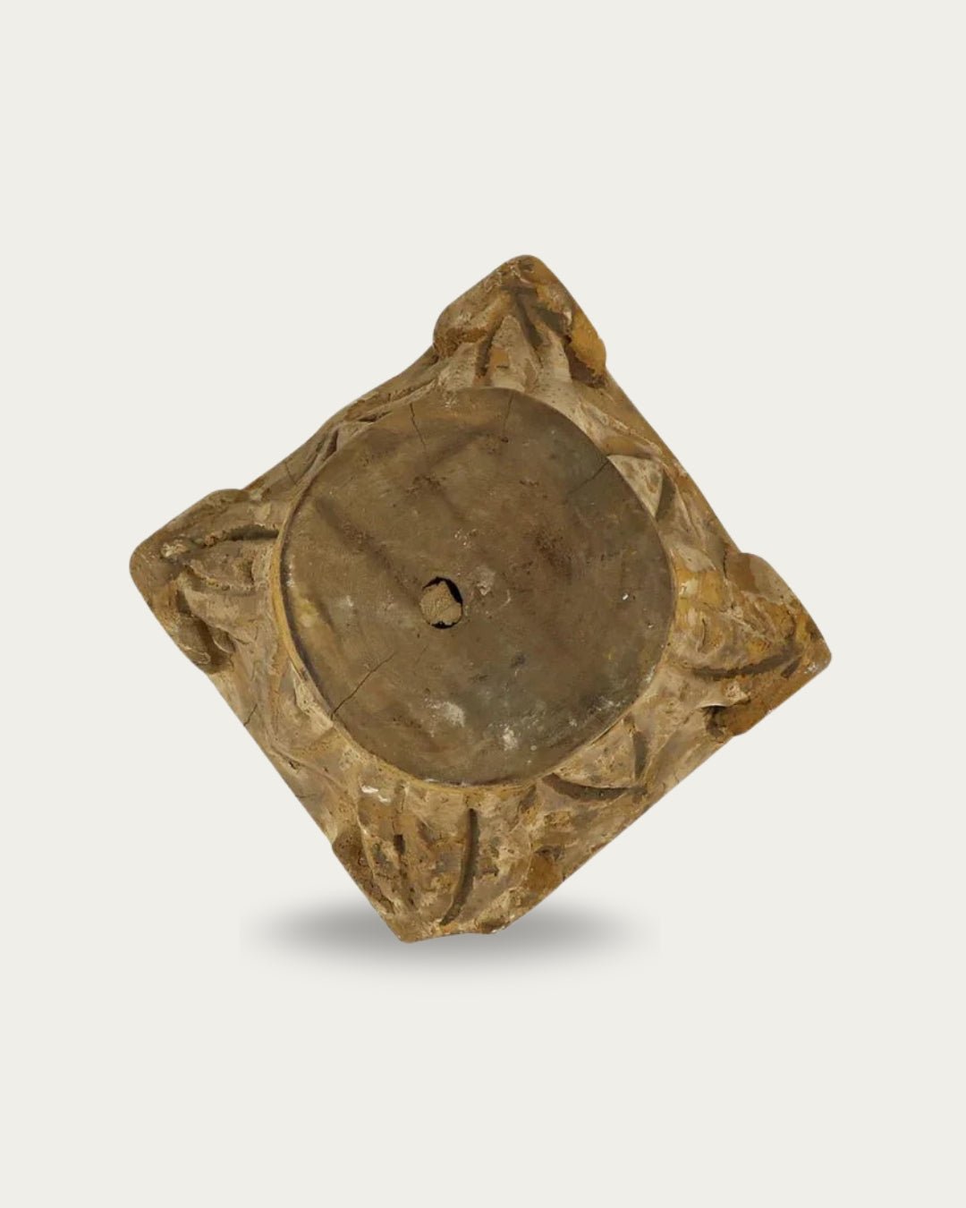 Carved Pillar Base - Sculptures - Hello Norden