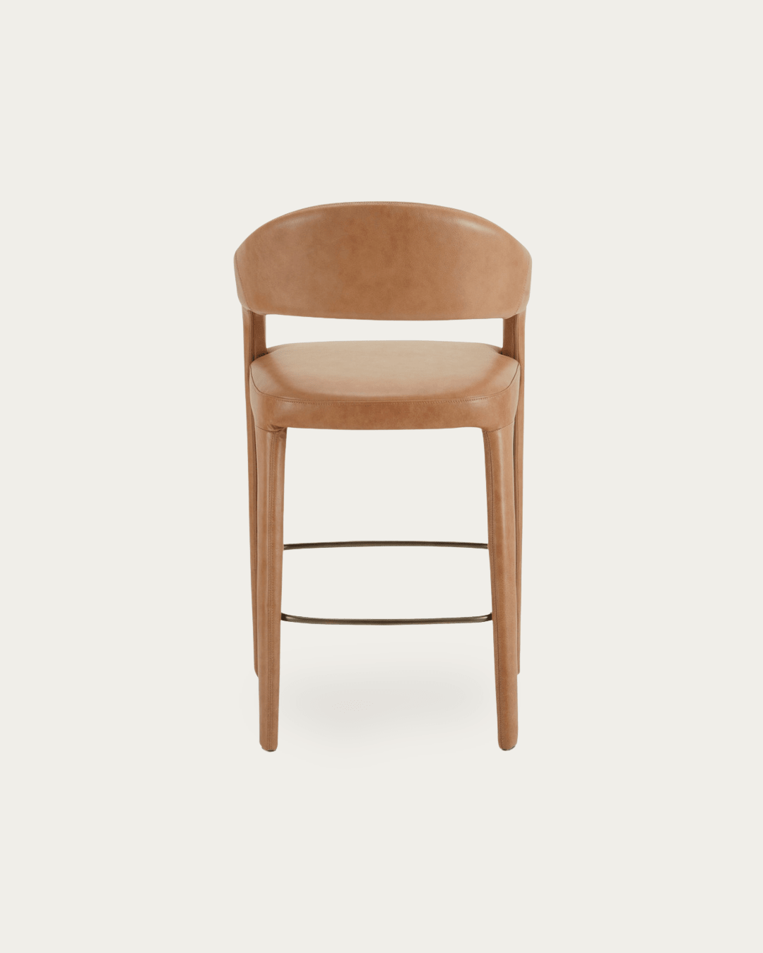 Casper Leather Bar Stool - Bar Stools - Hello Norden