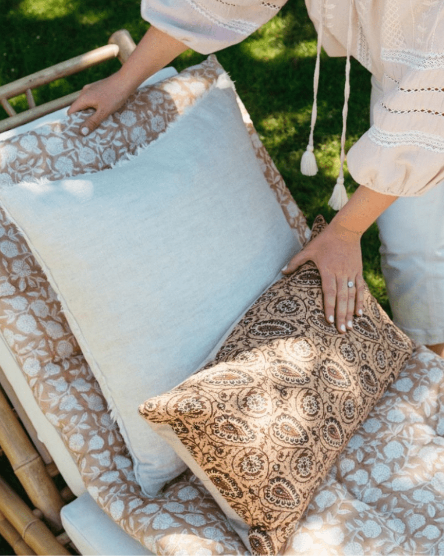 Cilla Floral Throw Pillow 21" X 12" - Throw Pillows - Hello Norden