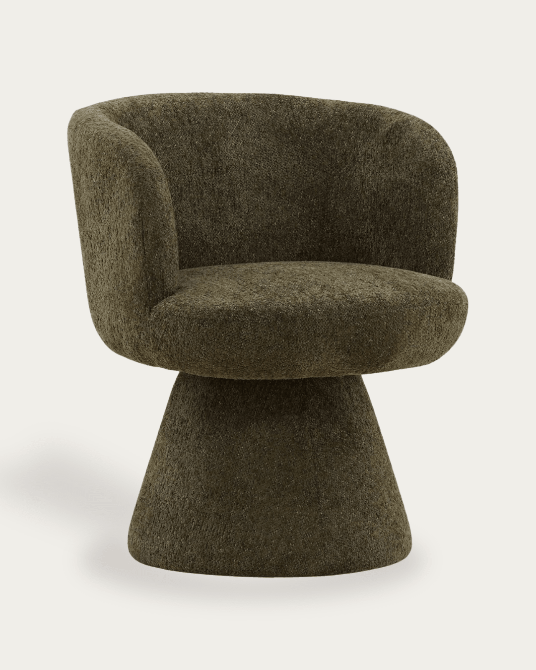 dining room furniture modern mountain woven chenille fabric dining chair Hello Norden - Ragna Swivel Dining Chair