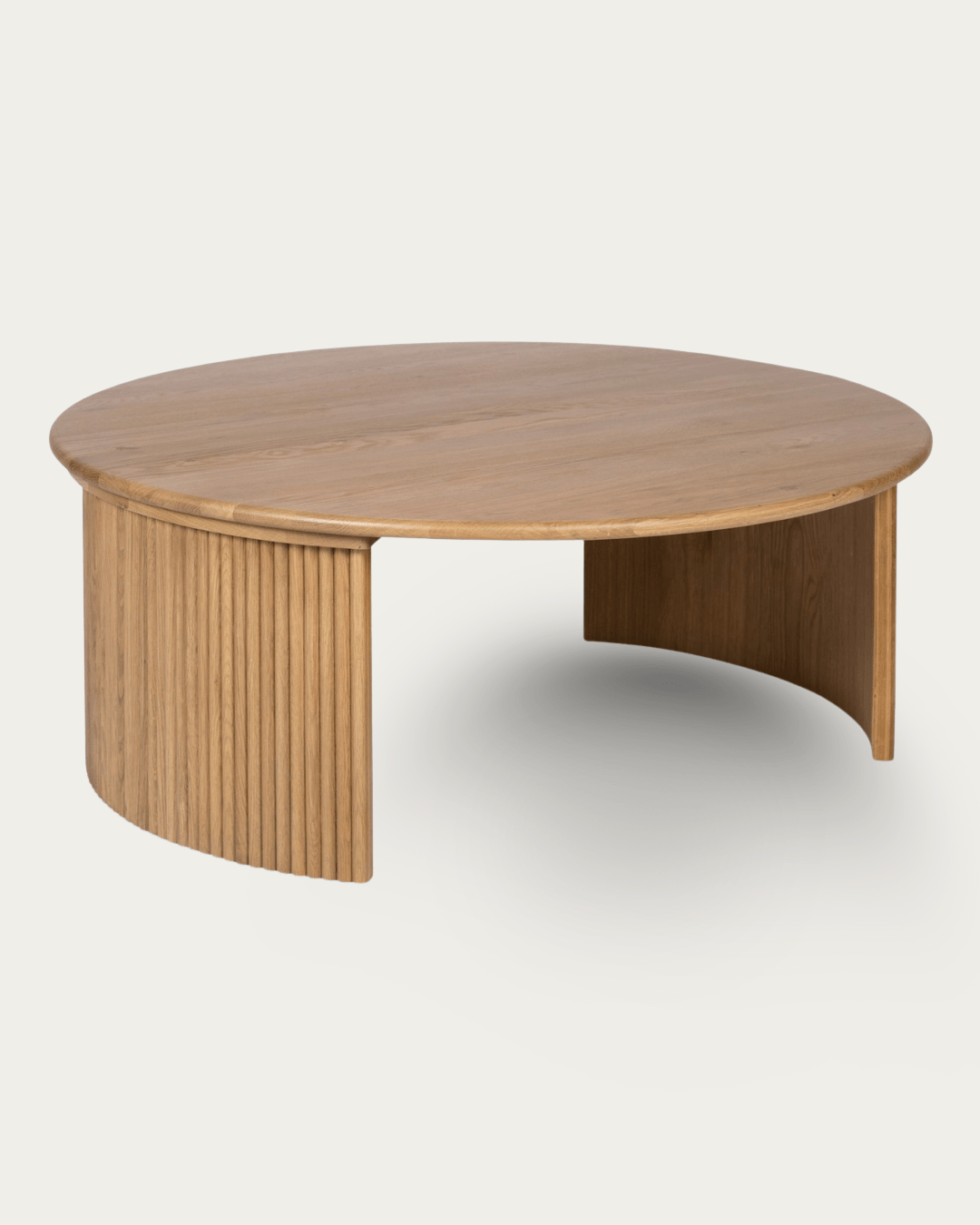 Crosby Reeded Wood Coffee Table - Coffee Tables - Hello Norden