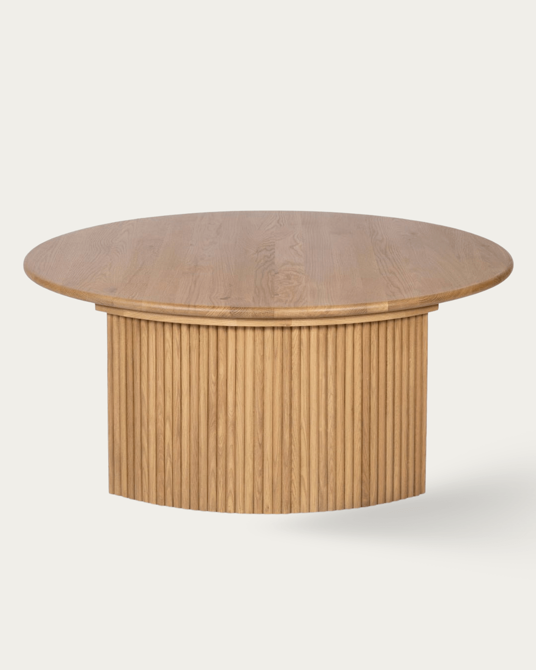 Crosby Reeded Wood Coffee Table - Coffee Tables - Hello Norden