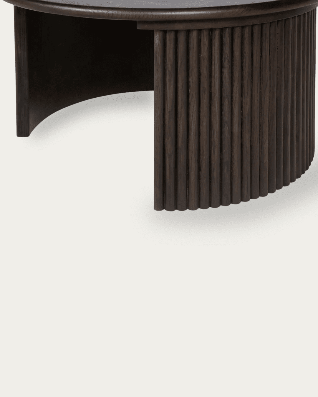 Crosby Reeded Wood Coffee Table - Coffee Tables - Hello Norden