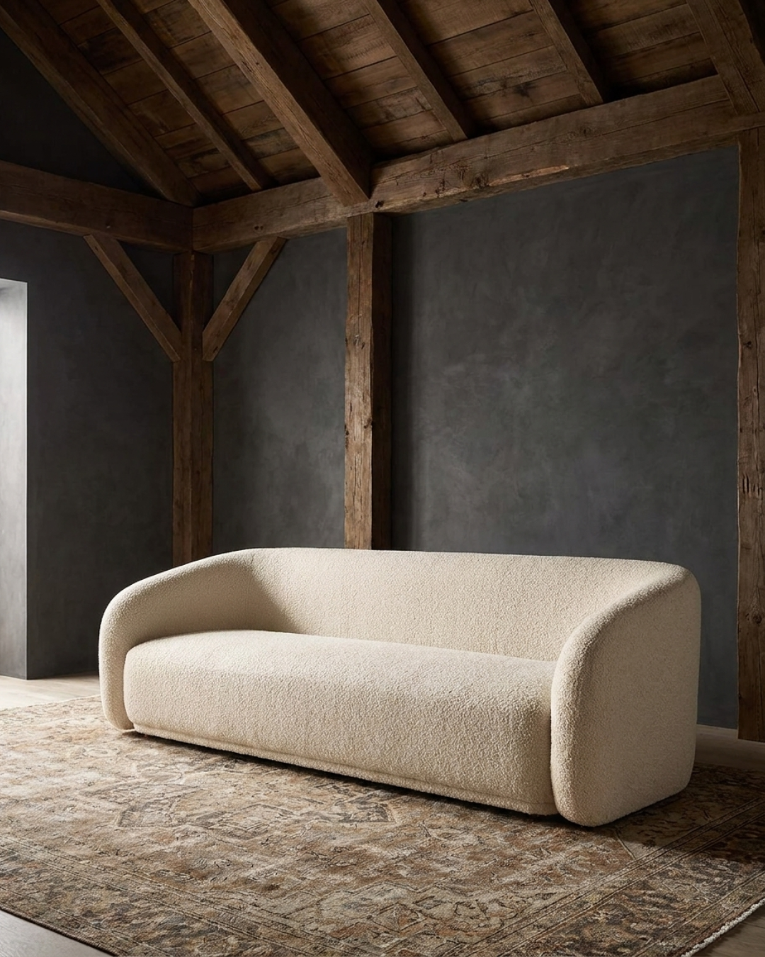 Elinar Curved Back Sofa - Sofas & Sectionals - Hello Norden