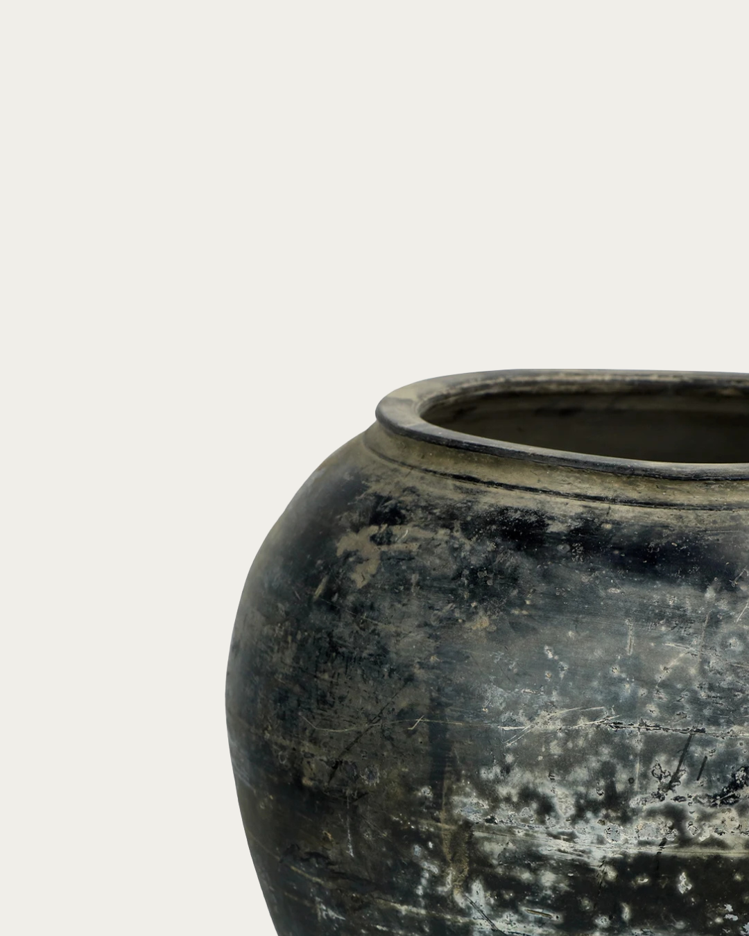 Chinese Water Pot Medium - Planters & Pots - Hello Norden
