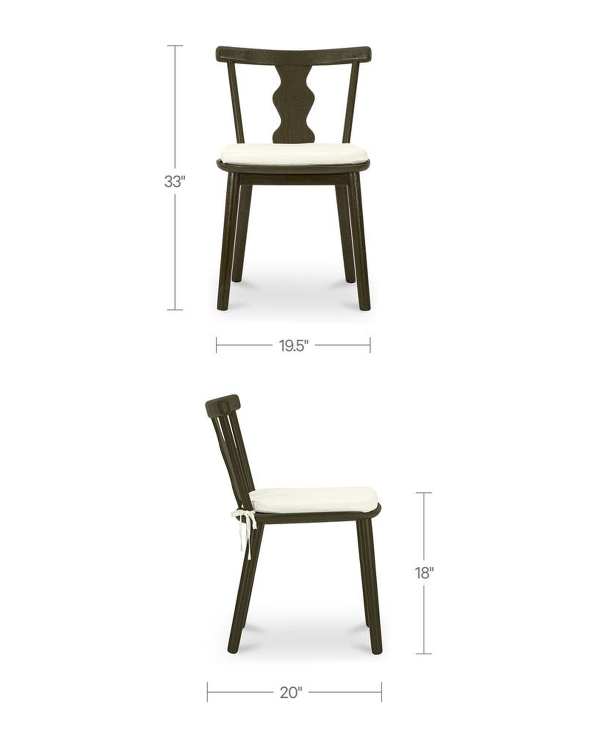 dining room furniture modern mountain upholstery: 100% polyester dining chair Hello Norden - Tarald Dining Chair, dimensions