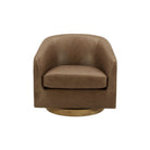 Eeva Leather Swivel Chair - Arm Chairs, Recliners & Sleeper Chairs - Hello Norden