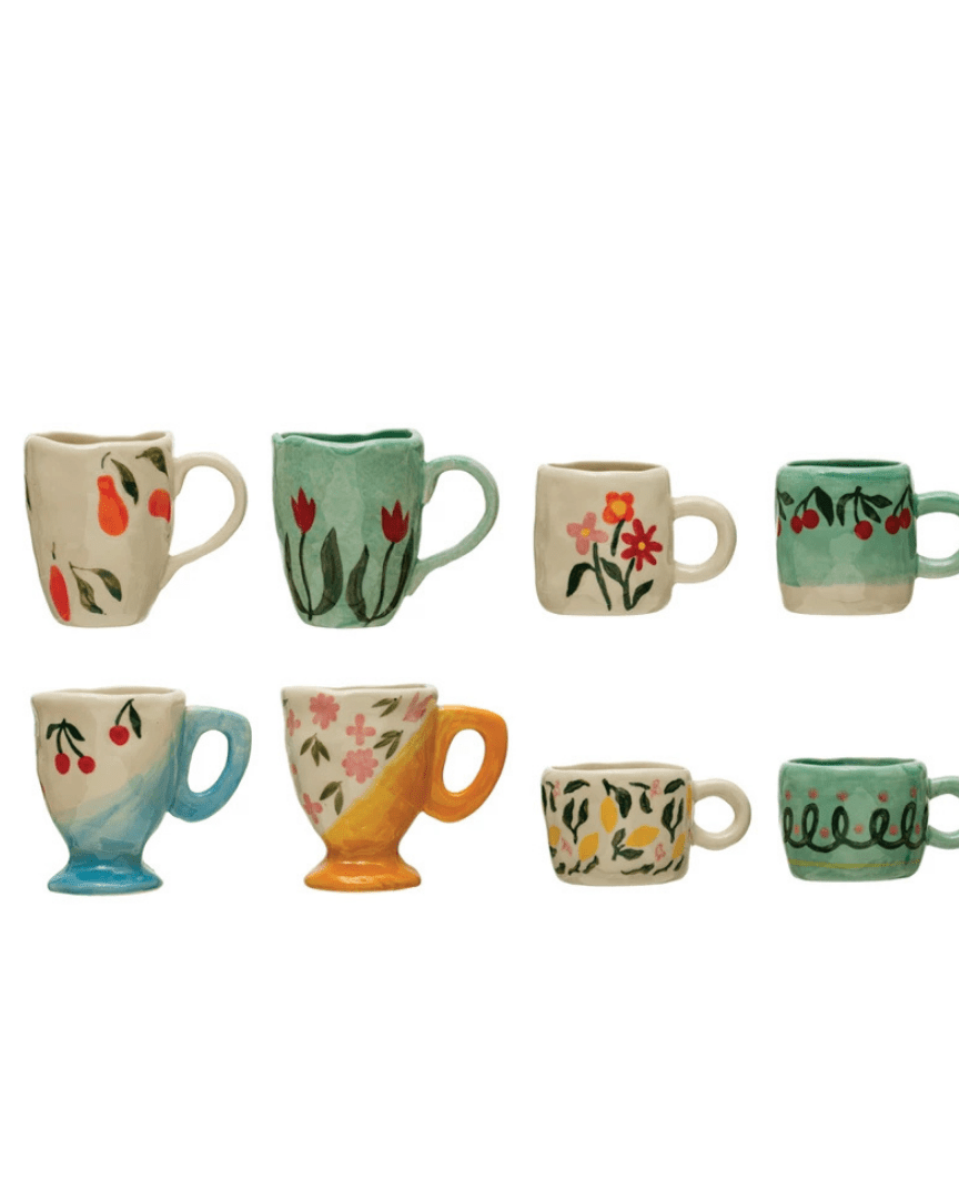 Elva Ceramic Espresso Mugs - Glassware & Mugs - Hello Norden