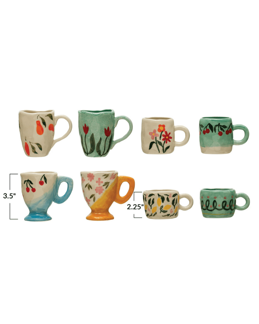 Elva Ceramic Espresso Mugs - Glassware & Mugs - Hello Norden