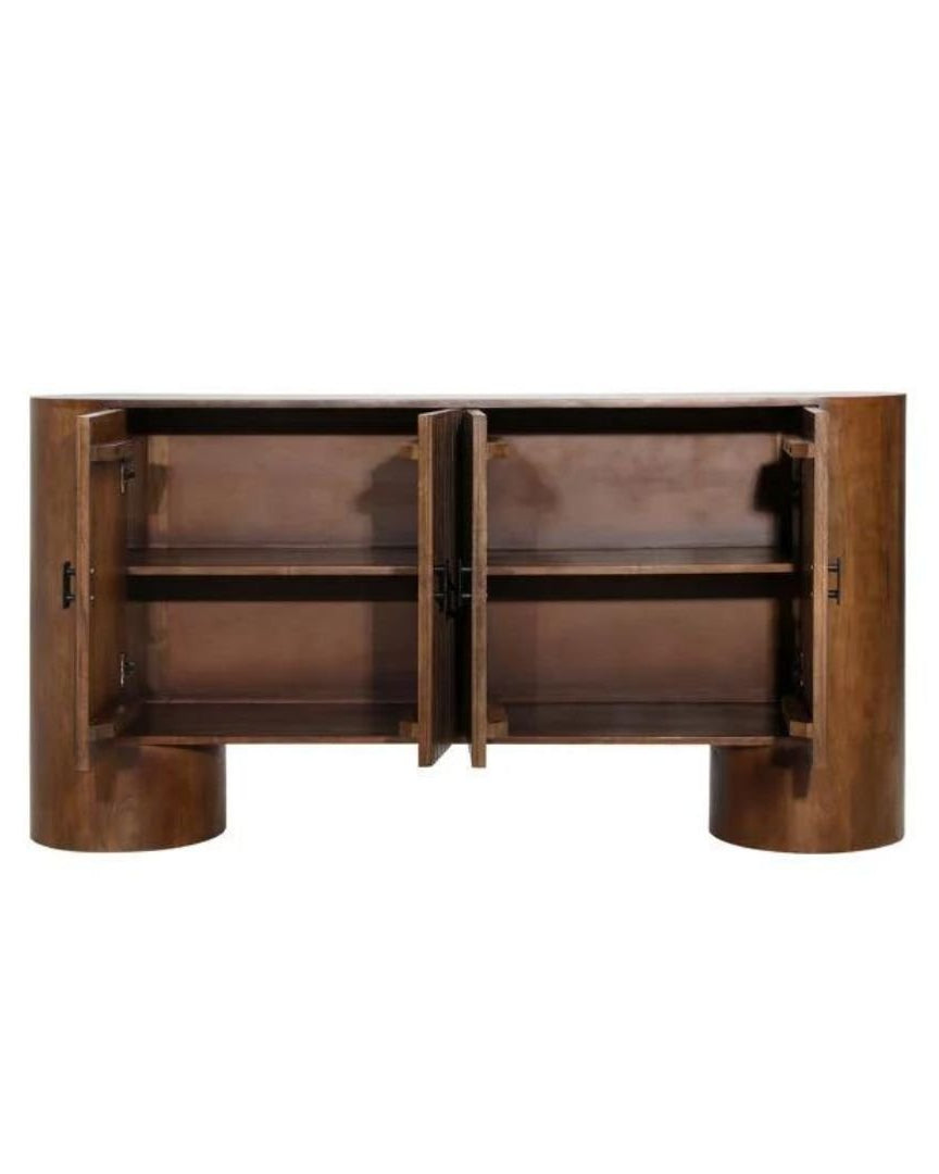 Emilie Reeded Wood Sideboard - Consoles - Hello Norden