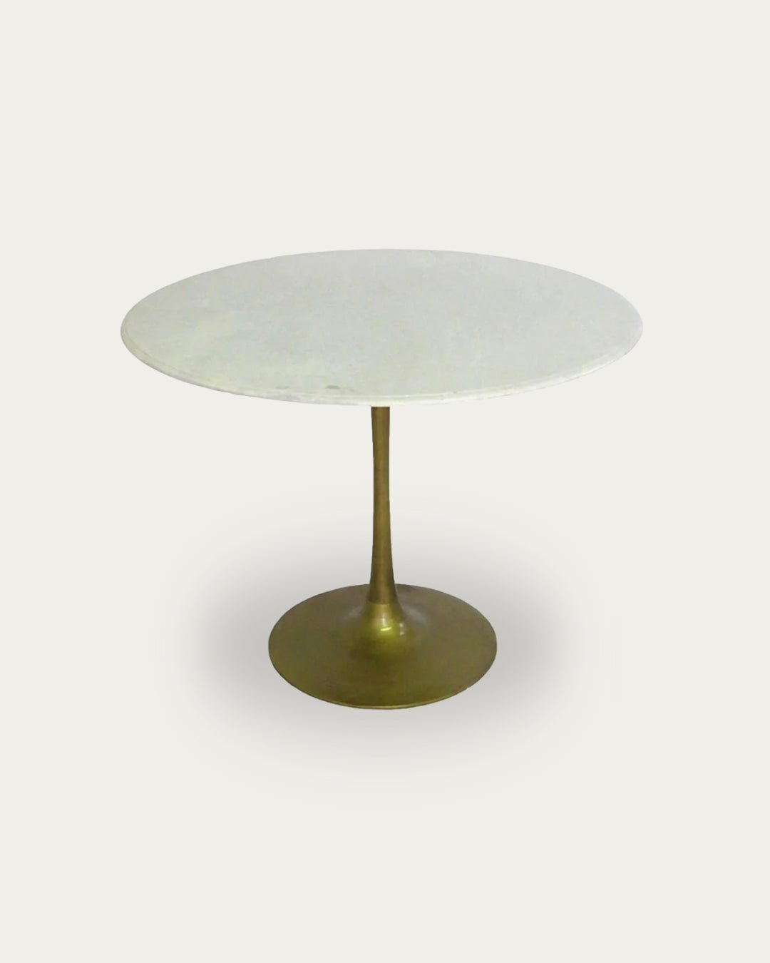 Ester Brass and Marble Dining Table - Tables - Hello Norden