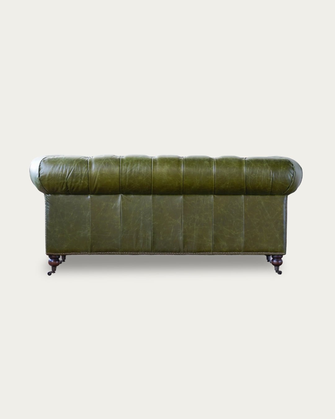 Fenris Leather Chesterfield Loveseat - Loveseat - Hello Norden