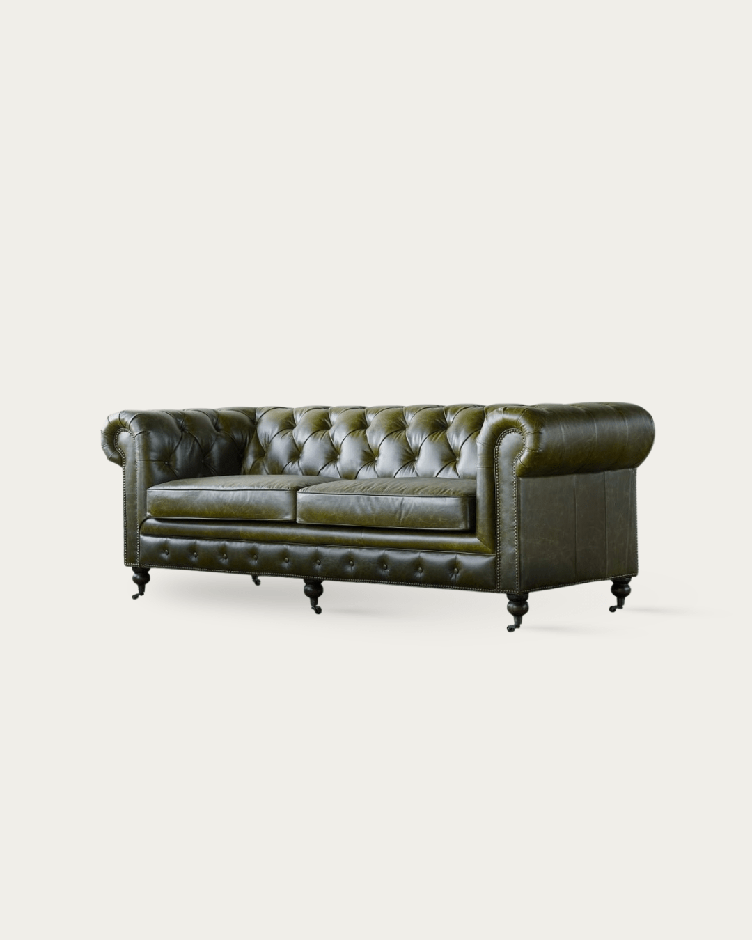 Fenris Leather Chesterfield Sofa - Sofas - Hello Norden