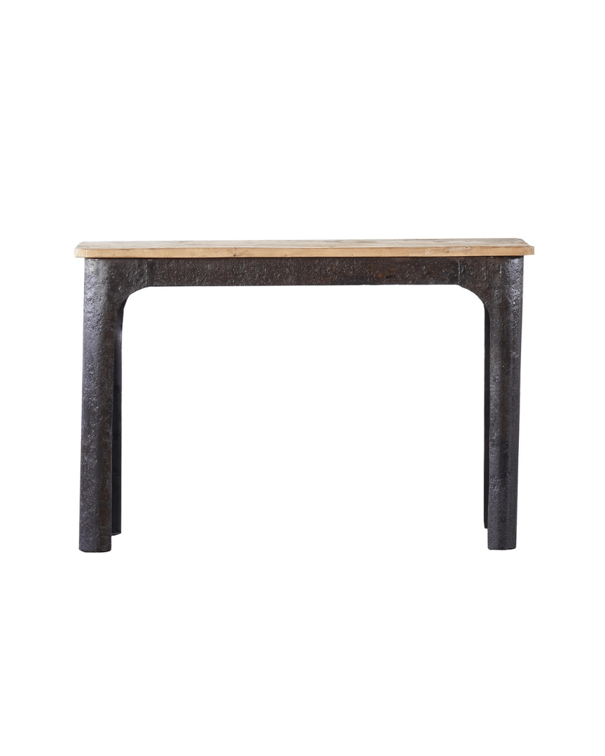 Finn Rustic Wood Console Table - Consoles - Hello Norden