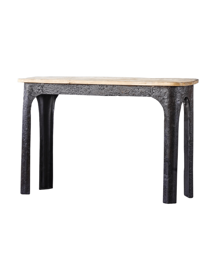 Finn Rustic Wood Console Table - Consoles - Hello Norden