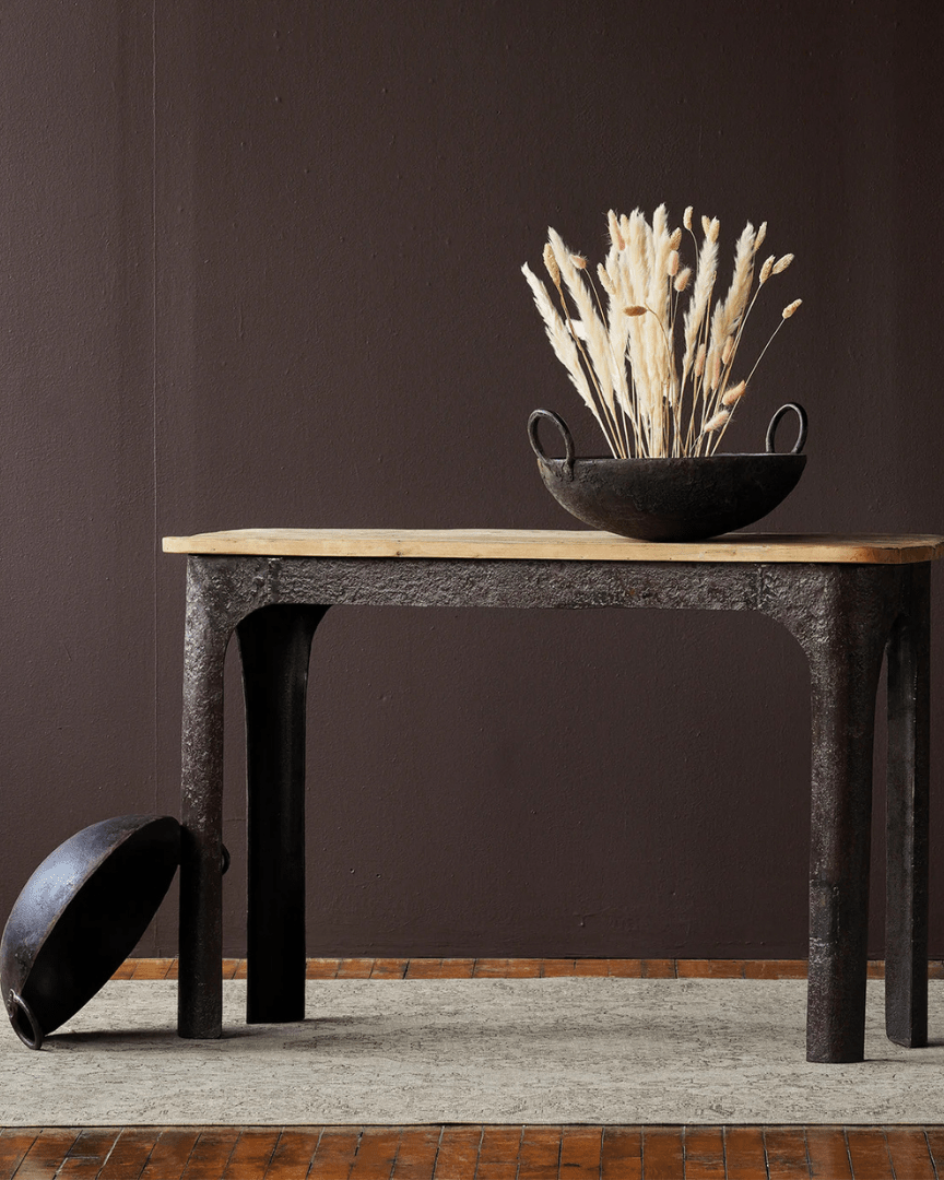 Finn Rustic Wood Console Table - Consoles - Hello Norden