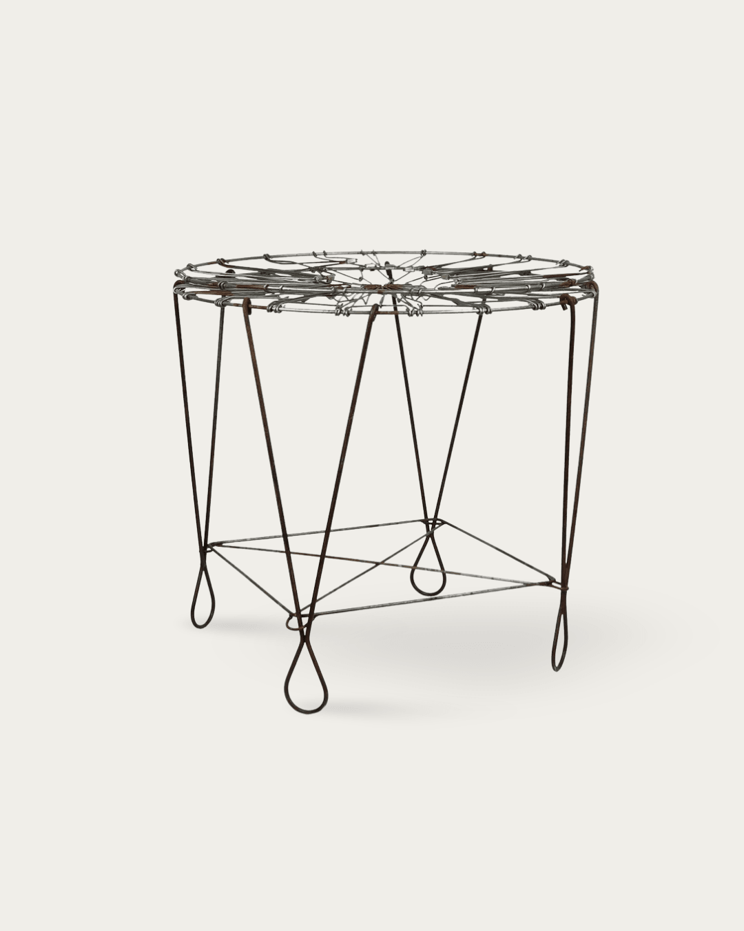 Wire Basket Plant Stand - Planters & Pots - Hello Norden