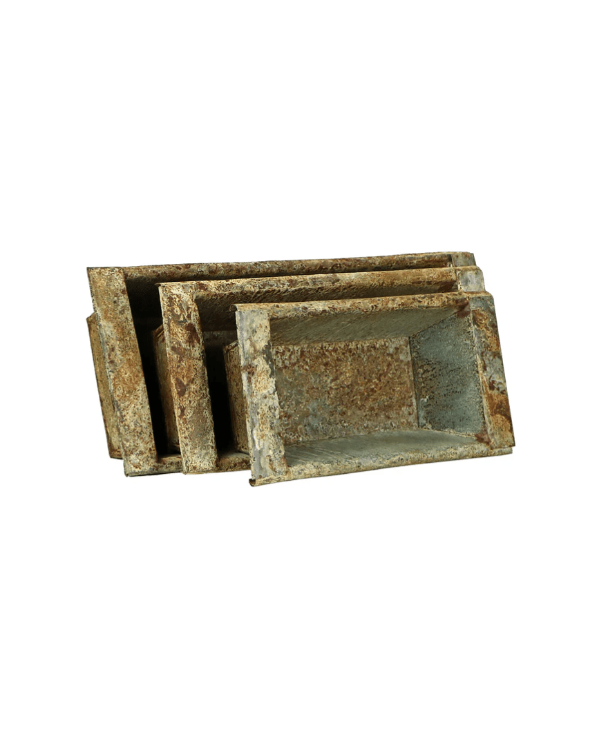 Fransen Outdoor Metal Trough Set - Trough - Hello Norden