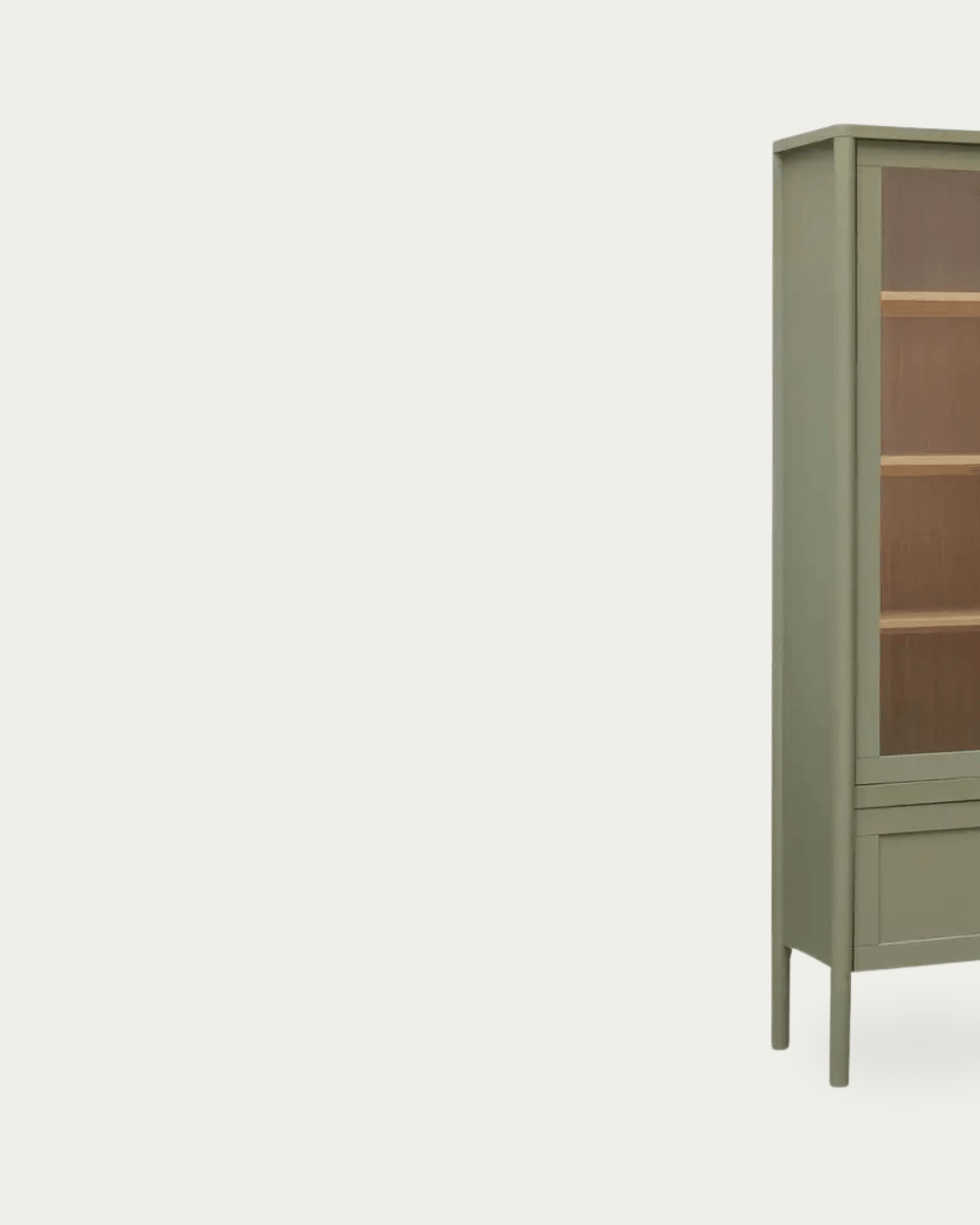 living room furniture modern mountain cabinet Hello Norden - Gunnhild Tall Cabinet, detail view