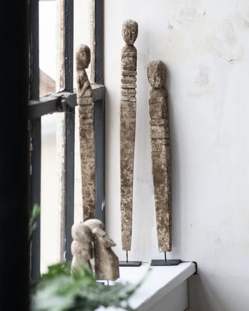 Hand - Carved Stick Figure Sculpture - Sculptures - Hello Norden