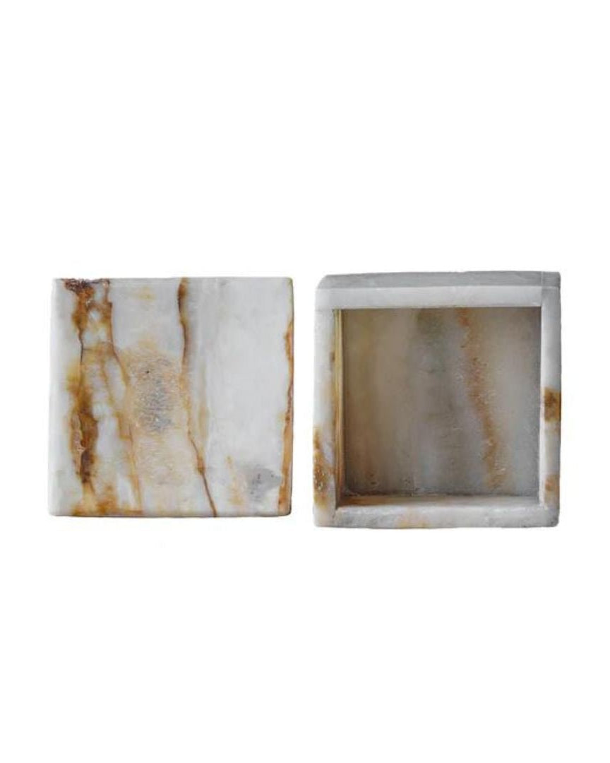 Hannes Square Onyx Box - Decorative Bowls - Hello Norden