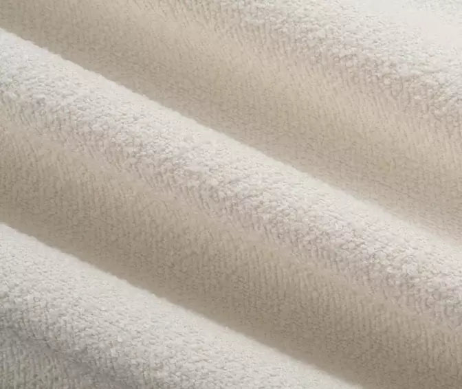 Haynes Ivory Inside/Out Performance Boucle fabric swatch